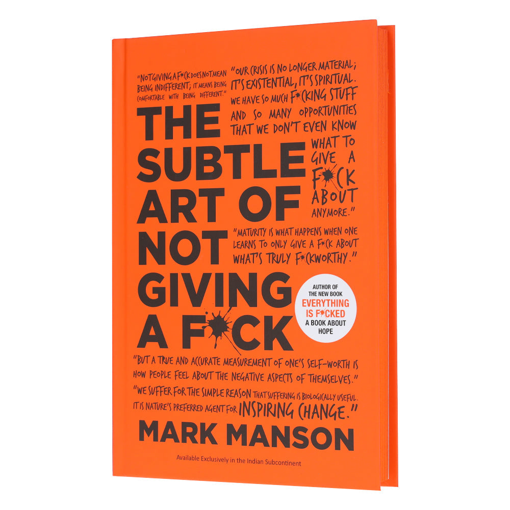 The Subtle Art of Not Giving a by Mark Manson - Non-Fiction - Hardback