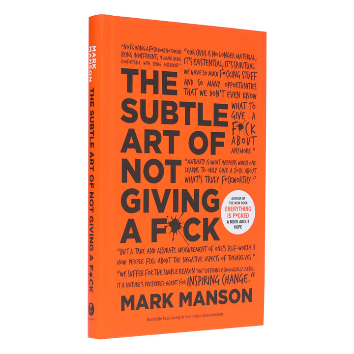 The Subtle Art of Not Giving a by Mark Manson - Non-Fiction - Hardback