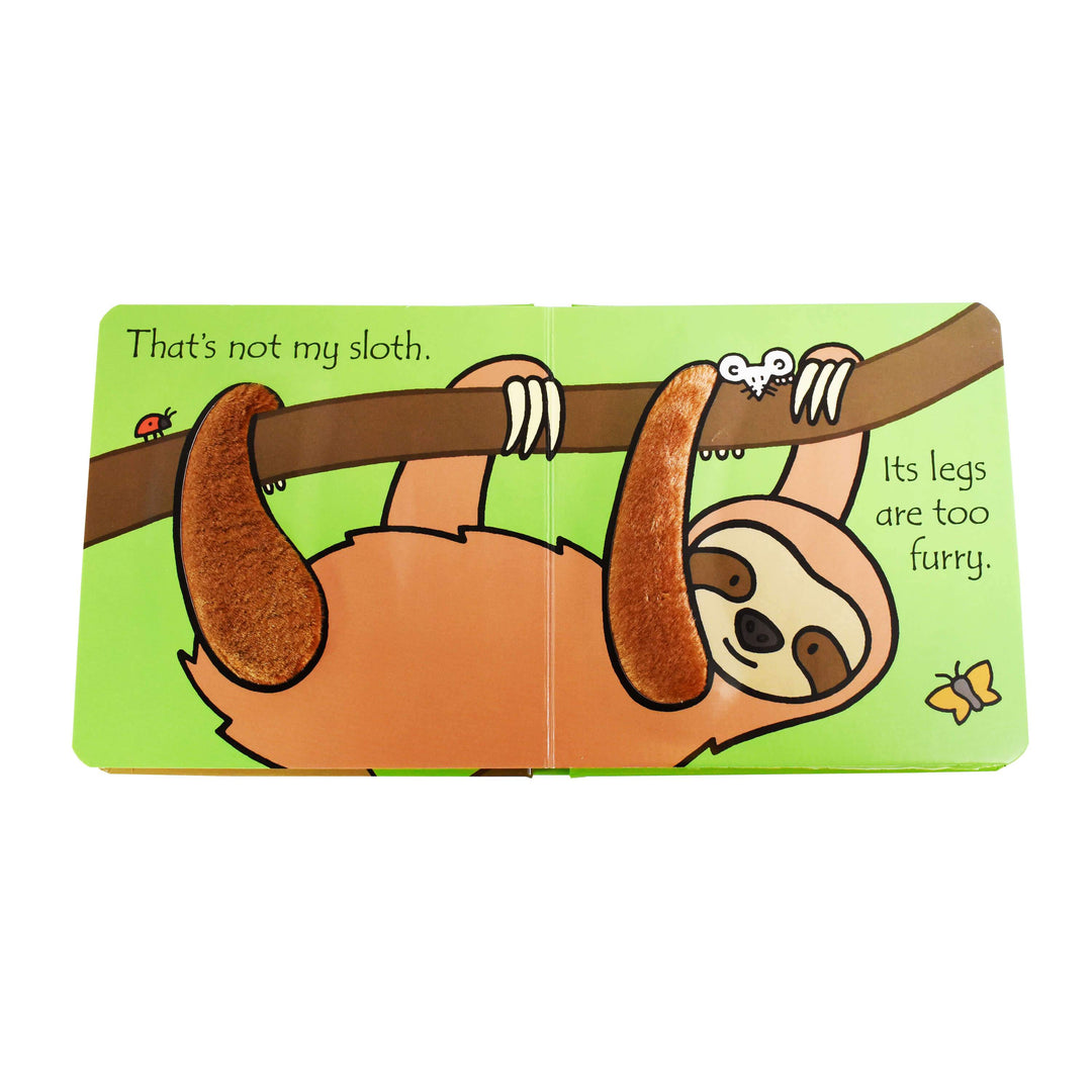 Thats Not My Sloth Touchy-feely Board Book by Fiona Watt– Age 0-5 0-5 Usborne