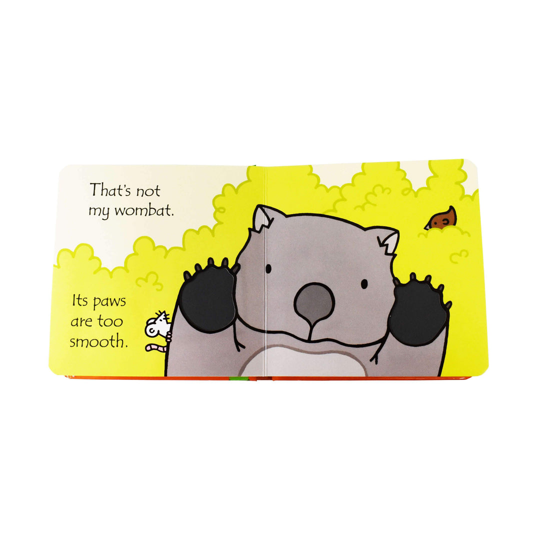 Thats Not My Touchy-feely Wombat Board Book by Fiona Watt– Age 0-5 0-5 Usborne