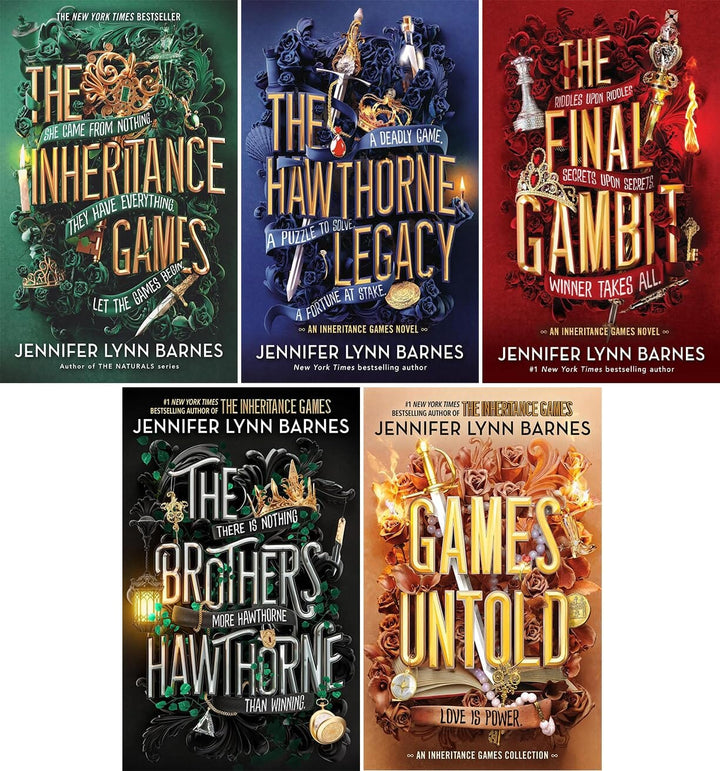 Burning Inheritance Book The Inheritance Games Series By Jennifer Lynn Barnes: 5 Books Collecti ...
