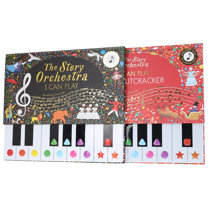 The Story Orchestra Series (I Can Play & The Nutcracker) Learn 8 Easy Pieces From the Series! 2 Books Collection Set - Ages 4-7 - Hardback