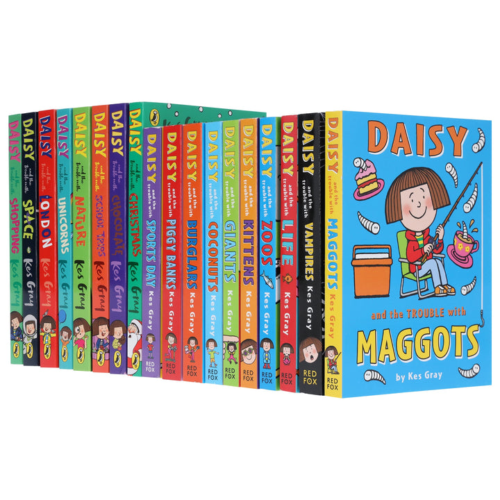 Daisy and the Trouble Collection by Kes Gray Illustrated 18 Books Set - Ages 5+ - Paperback