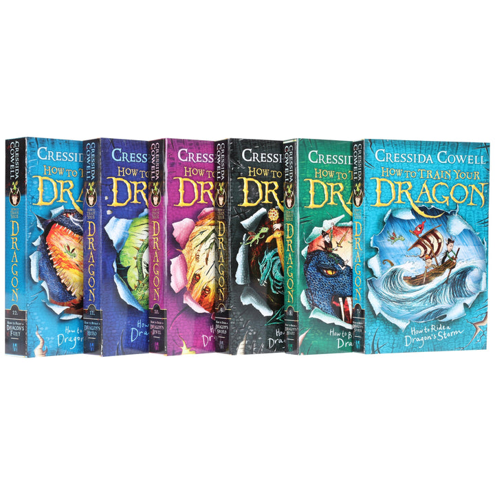 How To Train Your Dragon 6 Books (7-12) by ‎Cressida Cowell - Ages 9-14 - Paperback