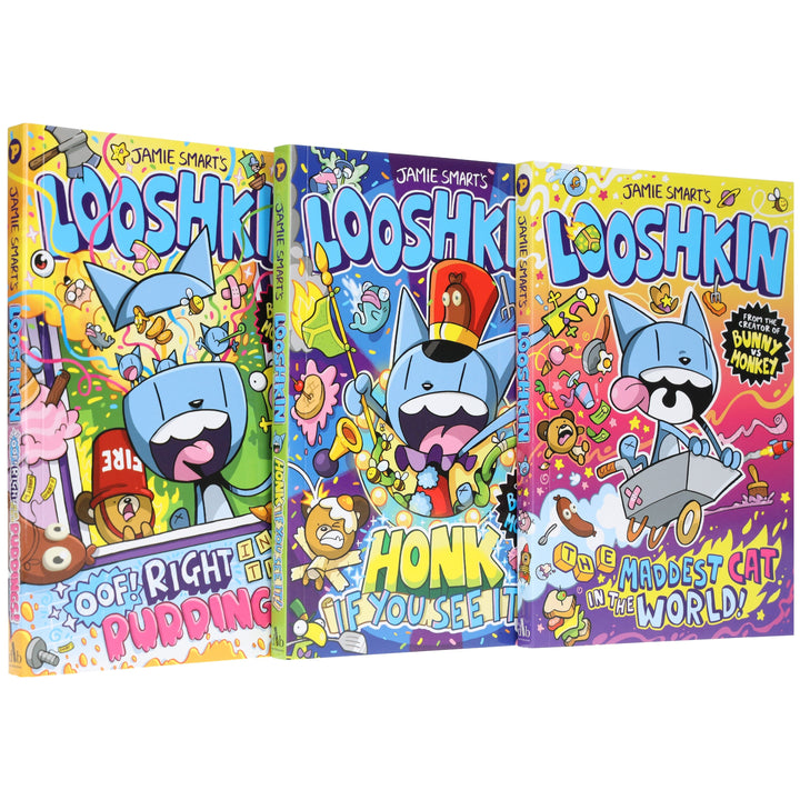 Looshkin by Jamie Smart: 3 Books Graphic Novels Collection Set - Ages 7+ - Paperback
