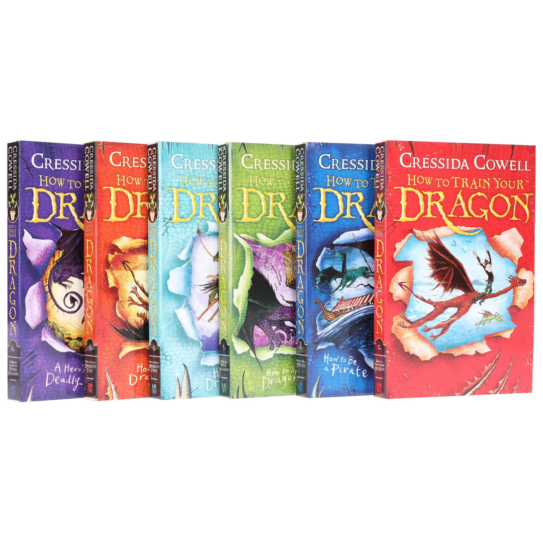 How To Train Your Dragon 6 Books Collection 1 to 6 by ‎Cressida Cowell - Ages 9-14 - Paperback