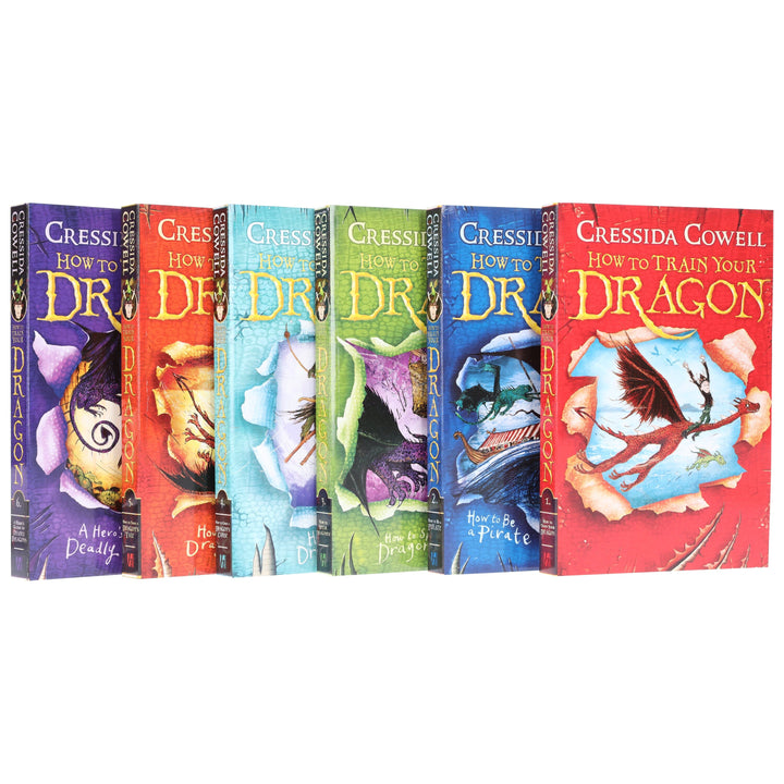 How To Train Your Dragon 6 Books Collection 1 to 6 by ‎Cressida Cowell - Ages 9-14 - Paperback