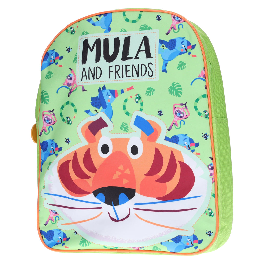 Mula and Friends: Children's Nursery School & Picnic Adventure Green Back Pack - Ages 3+