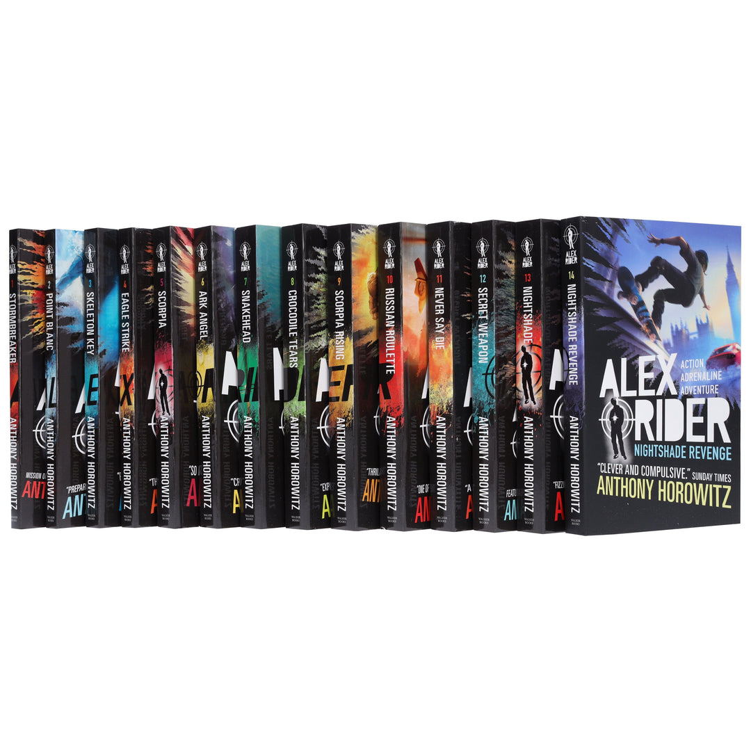 Alex Rider The Complete Missions by Anthony Horowitz: 14 Books Collection Set - Ages 9-14 - Paperback