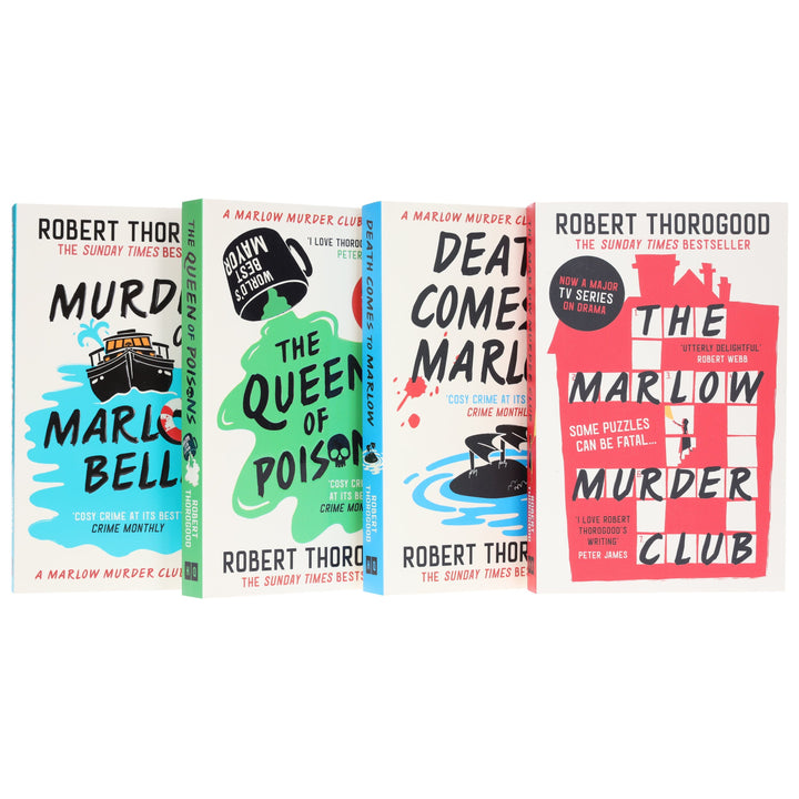 The Marlow Murder Club Mysteries By Robert Thorogood 4 Books Collection  Set - Fiction - Paperback