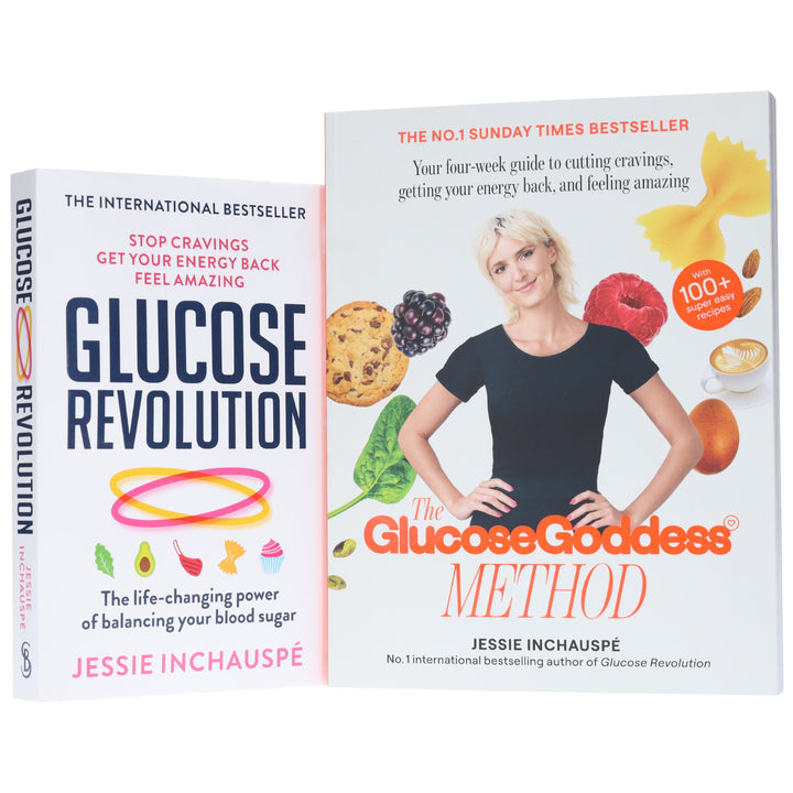 Glucose Revolution & The Glucose Goddess Method By Jessie Inchauspe 2 Books Collection Set- Non Fiction - Paperback