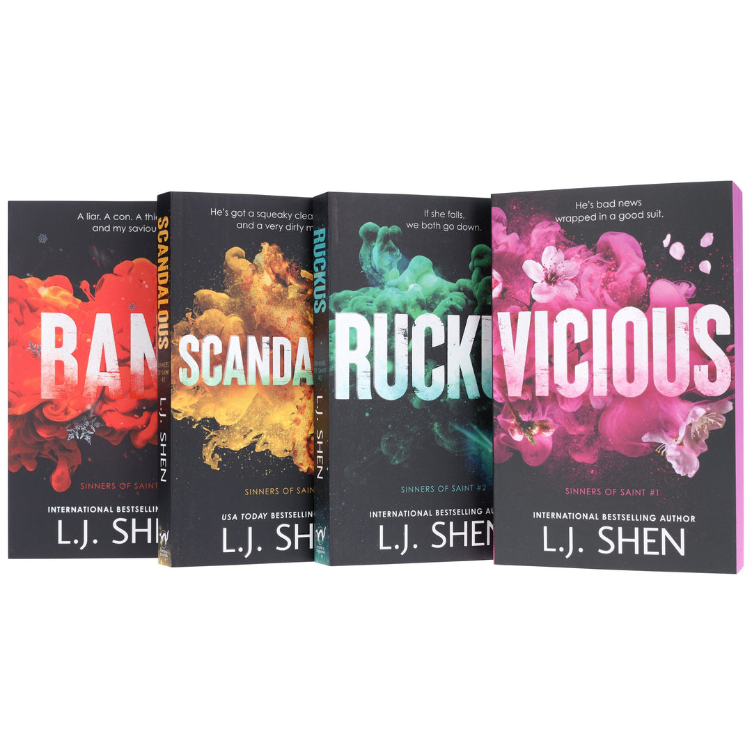 Sinners of Saint Series by L.J. Shen 4 Books Collection Set - Fiction - Paperback