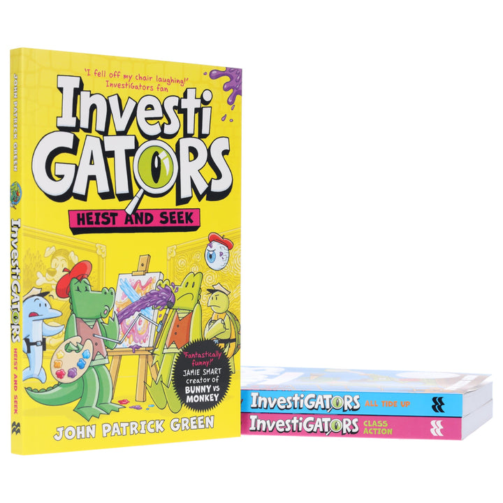 InvestiGators Series Books (6-8) by John Patrick Green 3 Books Collection Set - Ages 7-9 - Paperback