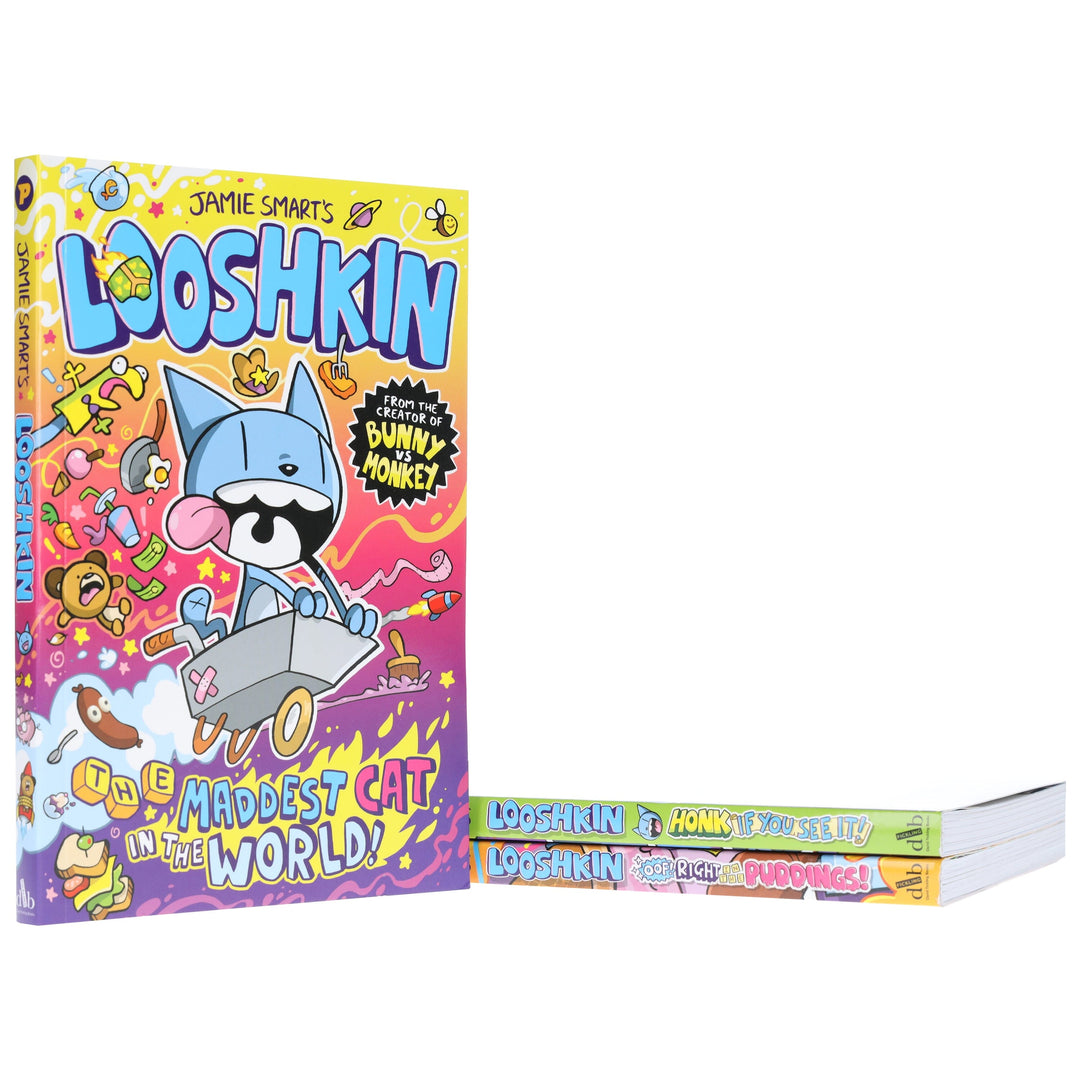 Looshkin by Jamie Smart: 3 Books Graphic Novels Collection Set - Ages 7+ - Paperback