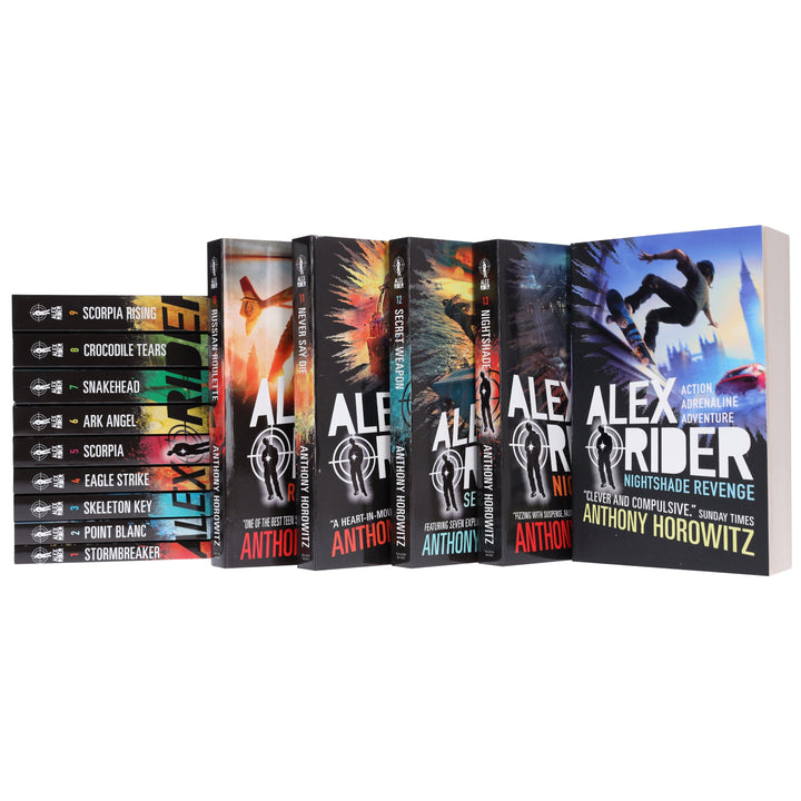 Alex Rider The Complete Missions by Anthony Horowitz: 14 Books Collection Set - Ages 9-14 - Paperback