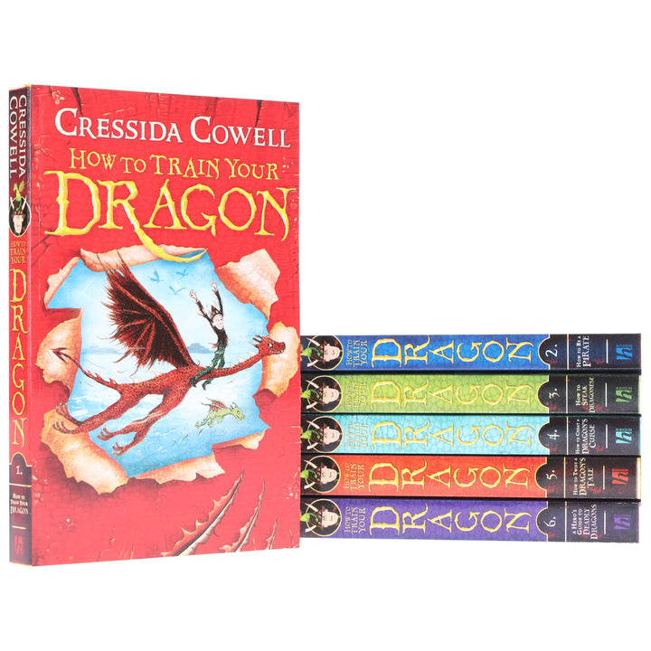 How To Train Your Dragon 6 Books Collection 1 to 6 by ‎Cressida Cowell - Ages 9-14 - Paperback
