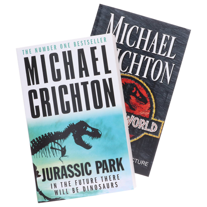 Jurassic Park & The Lost World by Michael Crichton: 2 Books Collection Set - Fiction - Paperback