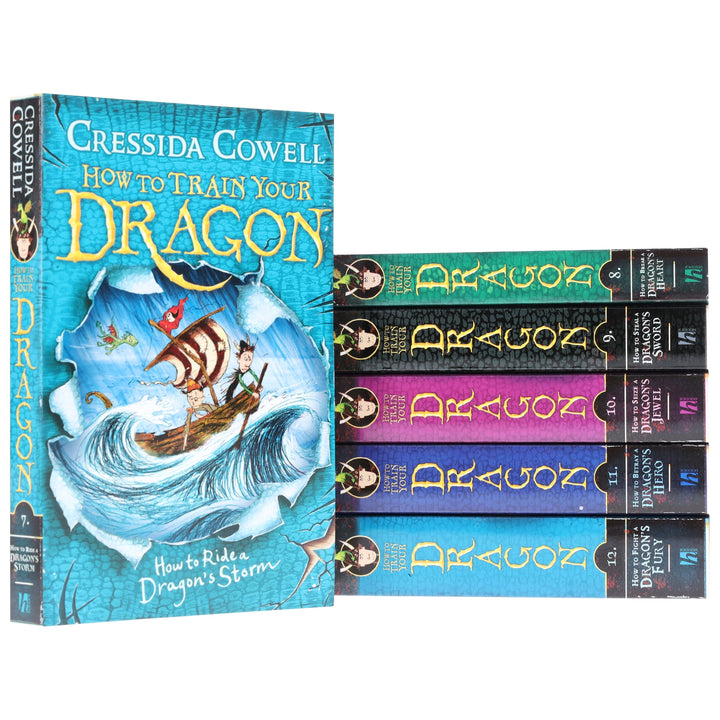 How To Train Your Dragon 6 Books (7-12) by ‎Cressida Cowell - Ages 9-14 - Paperback