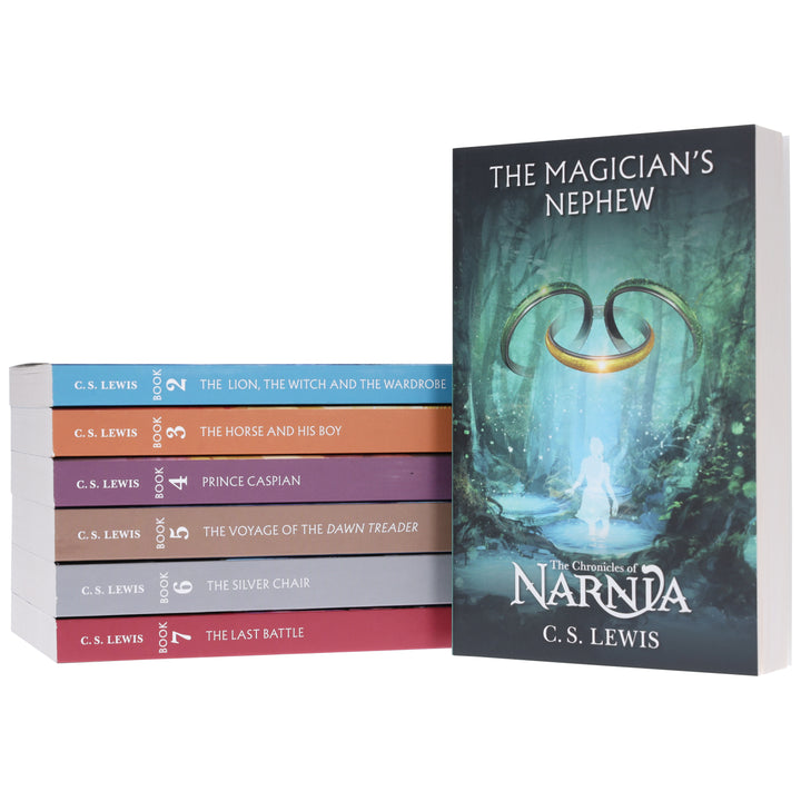 The Chronicles of Narnia 7 Books By C.S. Lewis - Ages 7-9 - Paperback