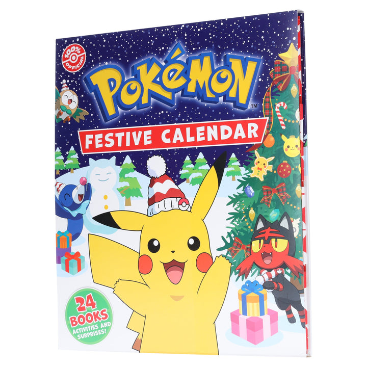 Pokemon: Festive Calendar: A Festive Collection of 24 Books! Activities and Surprises! - Ages 6+ - Hardback