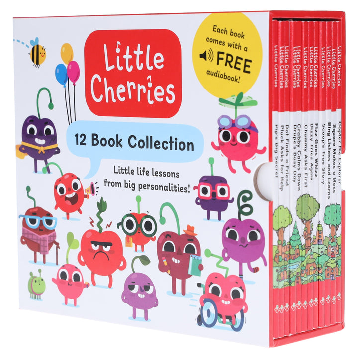 The Little Cherries Series illustrated 12 Books Collection Box Set: With Free 12 Audio Books - Ages 3-5 - Paperback 0-5 Sweet Cherry Publishing