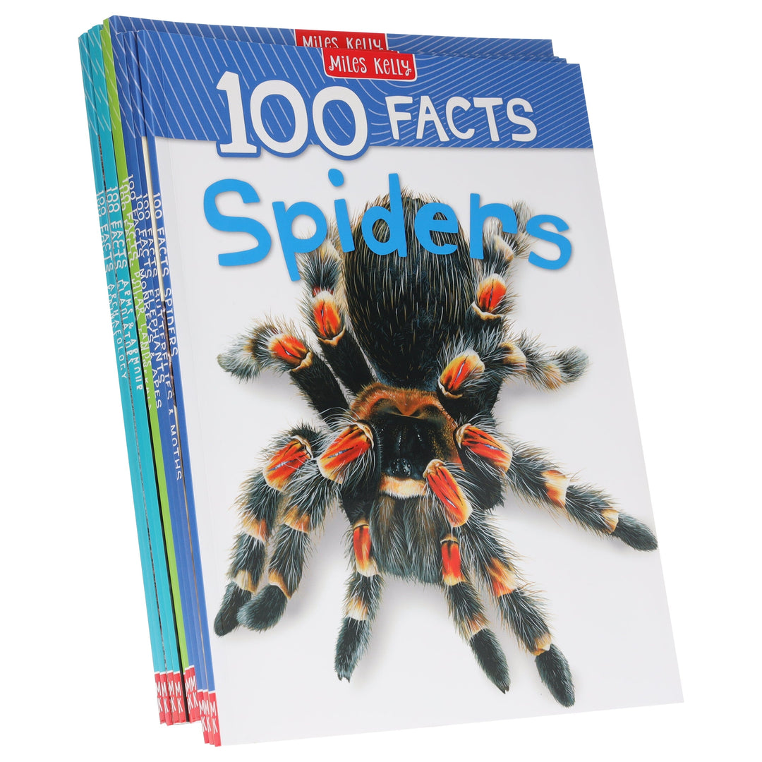 100 Facts Series by Steve Parker & Others 10 Books Collection Set - Ages 7+ - Paperback