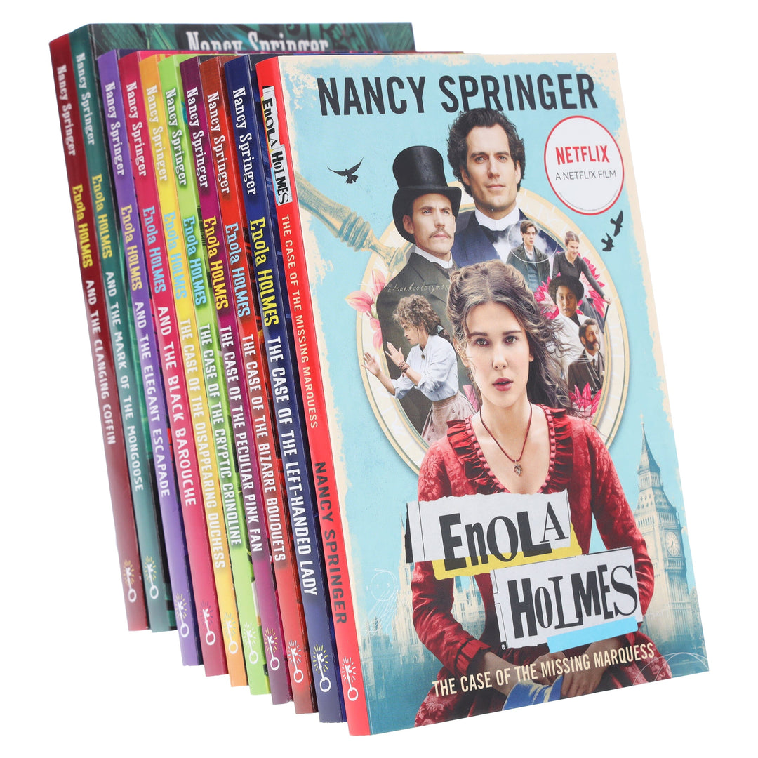 Enola Holmes Mysteries Series By Nancy Springer 10 Books Collection Set - Ages 9+ - Paperback