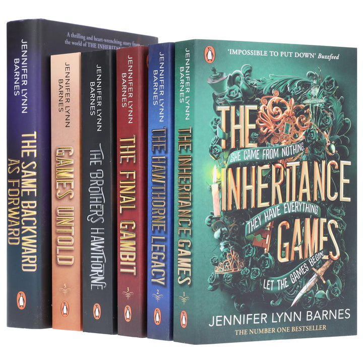 The Inheritance Games Series By Jennifer Lynn Barnes 6 Books Collection Set - Ages 12-17 - Paperback/Hardback