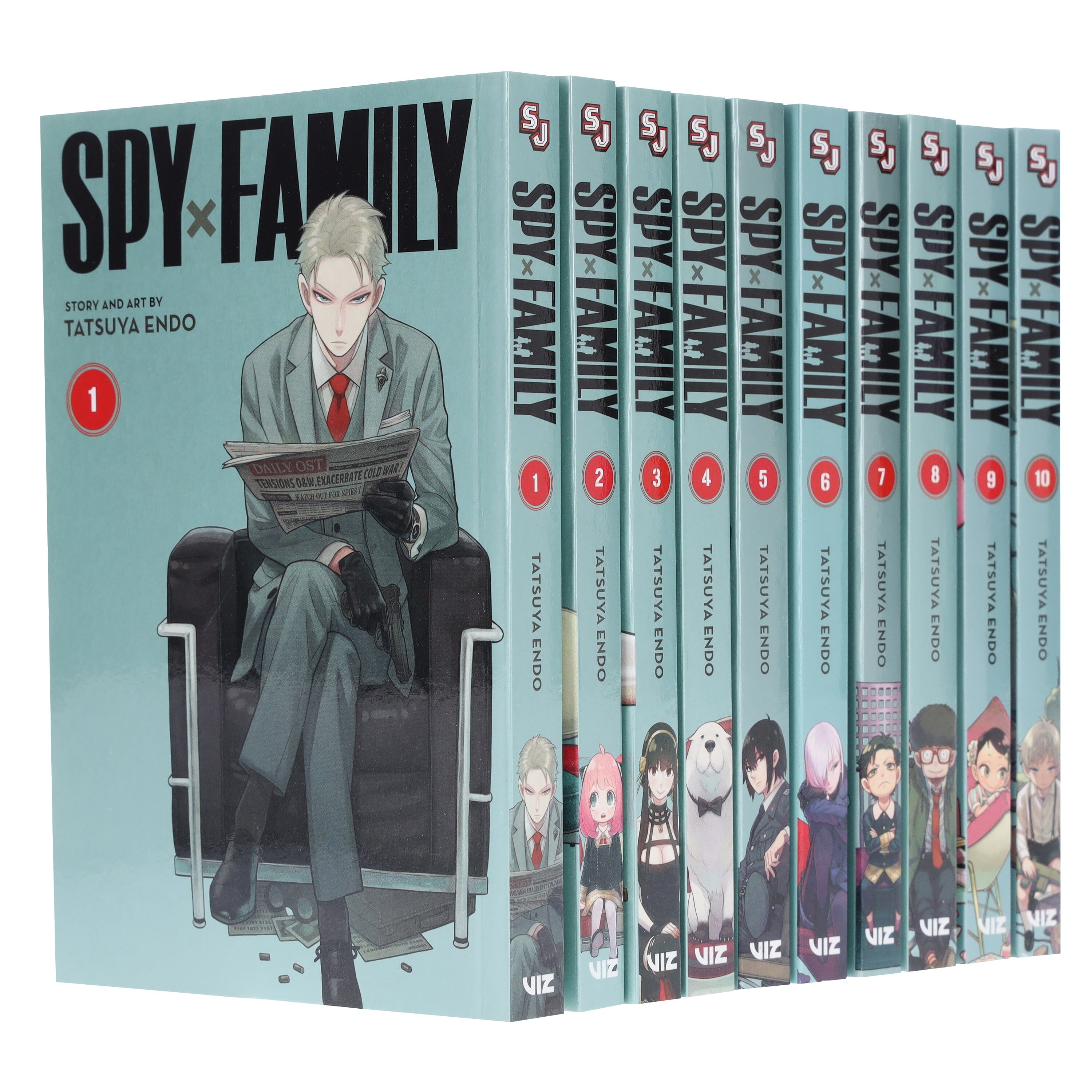 英語版SPY×FAMILY 全10巻セット Spy x Family Series by Tatsuya Endo 10 Books Collection Set (Vol 1