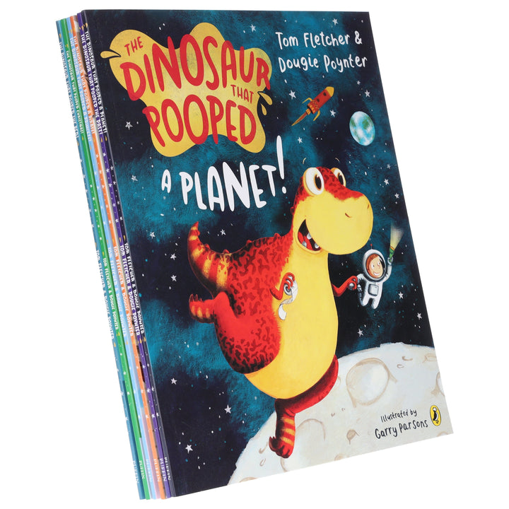The Dinosaurs That Pooped Series by Tom Fletcher: 6 Books Collection Set - Ages 5-7 - Paperback