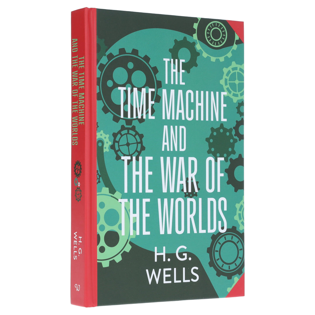 The Time Machine & The War of The Worlds by H. G. Wells (Deluxe Edition) - Sprayed Edge Hardback