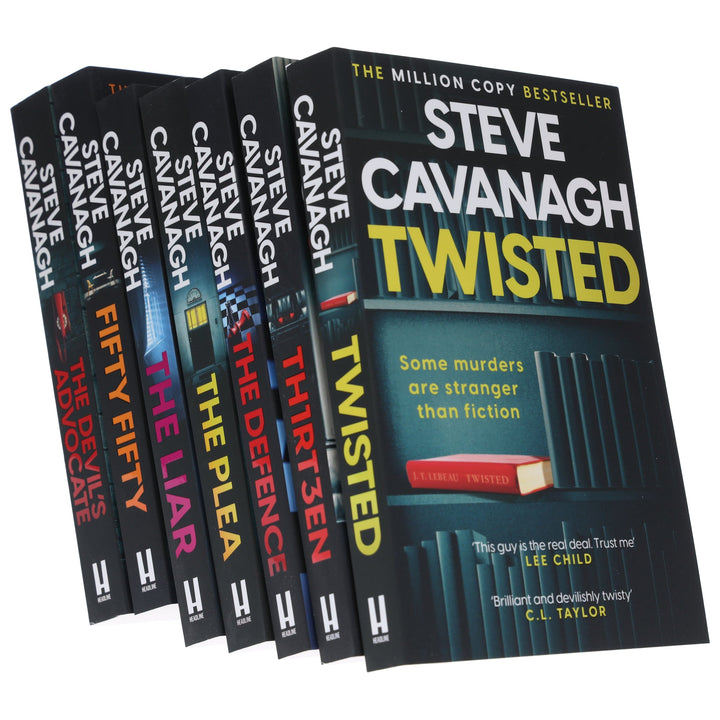 Eddie Flynn Series By Steve Cavanagh 7 Books Collection Set - Fiction - Paperback