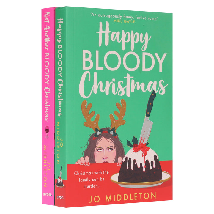 Christmas Murder Mysteries by Jo Middleton 2 Books Collection Set - Fiction - Paperback