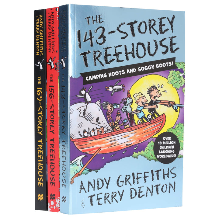 The Treehouse Series (Book 11-13) by Andy Griffiths Illustrated 3 Books Collection Set - Ages 7-12 - Paperback