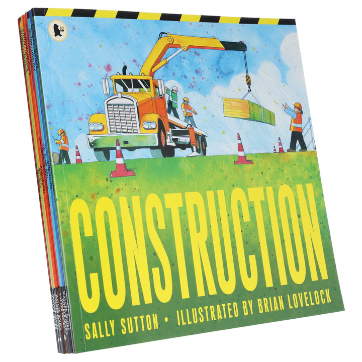The Construction Crew Series By Sally Sutton Illustrated 8 Picture Books Collection Set - Ages 2-6 - Paperback