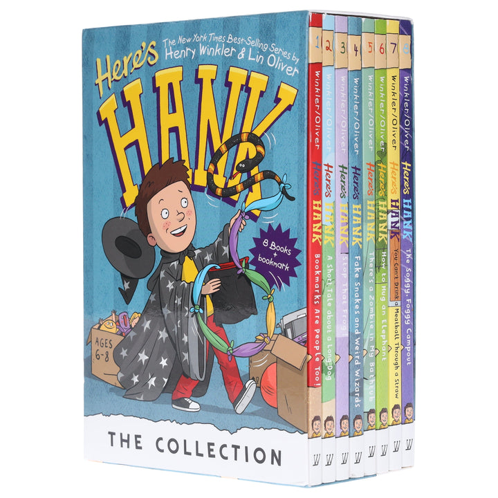 Here's Hank Series By Henry Winkler & Lin Oliver 8 Books Collection Box Set - Ages 6-8 - Paperback