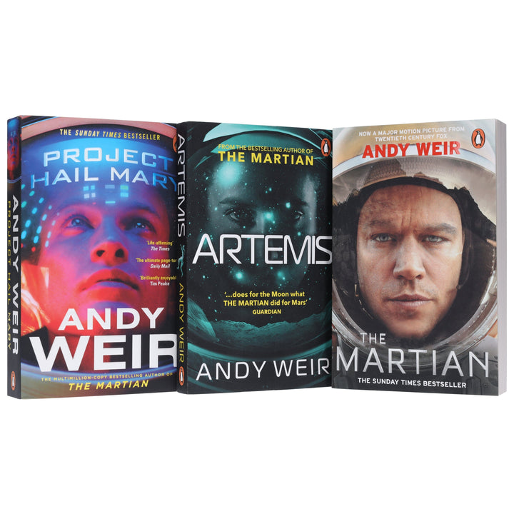 Project Hail Mary, The Martian & Artemis By Andy Weir 3 Books Collection Set - Fiction - Paperback