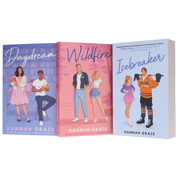 The Maple Hills Series By Hannah Grace (Icebreaker, Wildfire & Daydream) 3 Books Collection Set - Fiction - Paperback