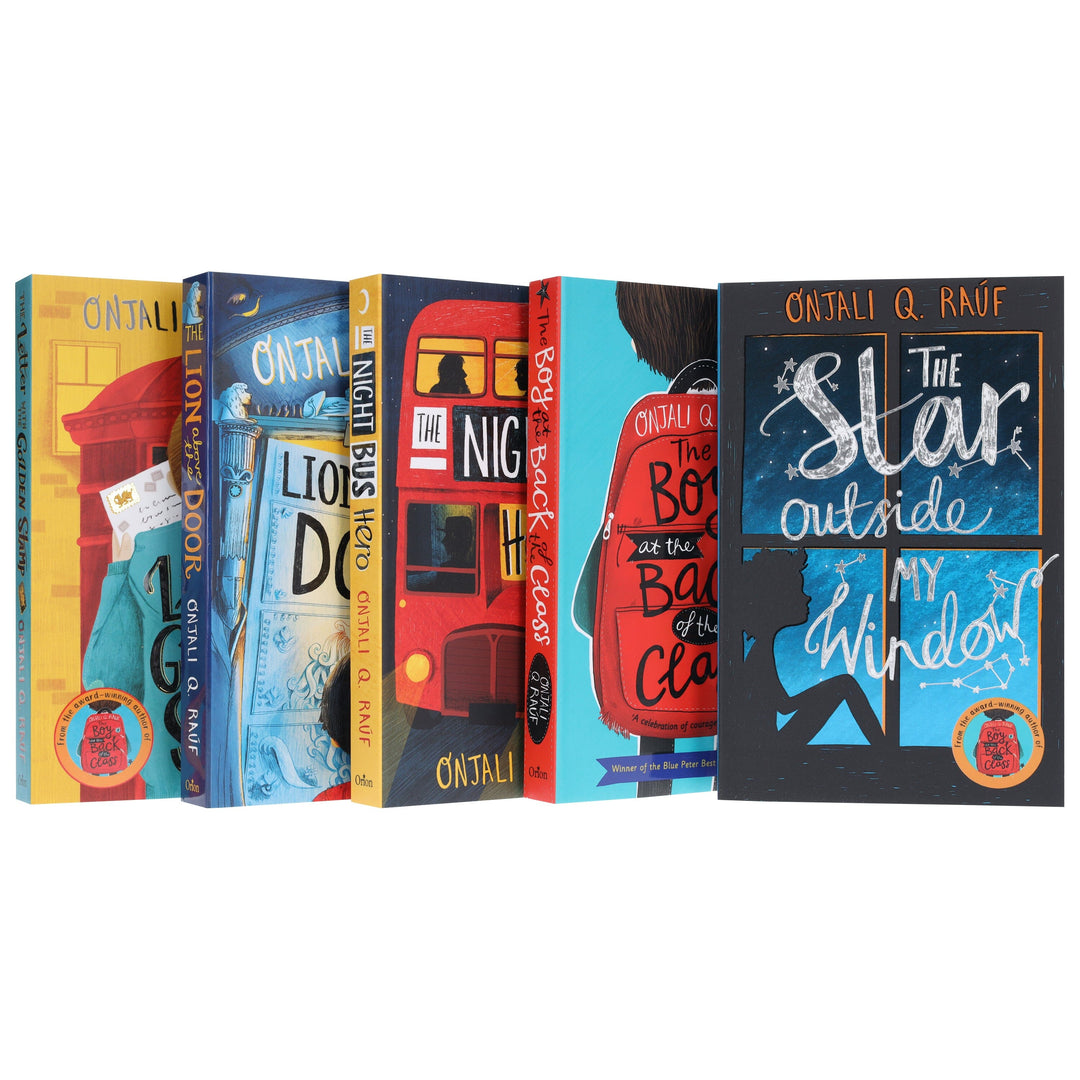 Onjali Q. Rauf Collection 5 Books Set (The Letter with the Golden Stamp and Other Novels) - Ages 8-12 - Paperback