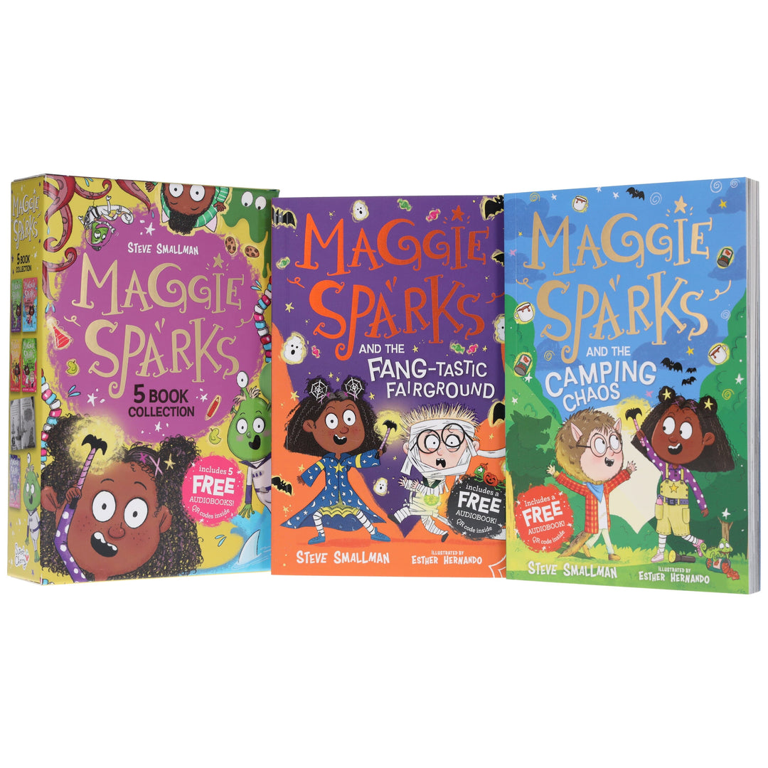 Maggie Sparks Series By Steve Smallman: 7 Books Collection Set With Free Audio Books - Ages 5-7 - Paperback