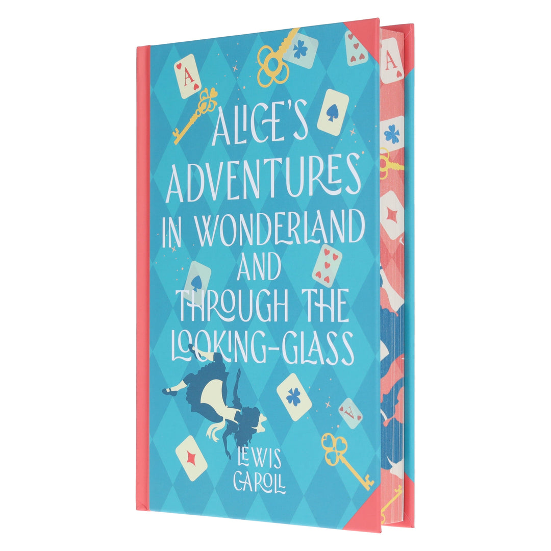 Alice's Adventures in Wonderland & Through the Looking-Glass by Lewis Carroll - Fiction - Sprayed Edge Hardback
