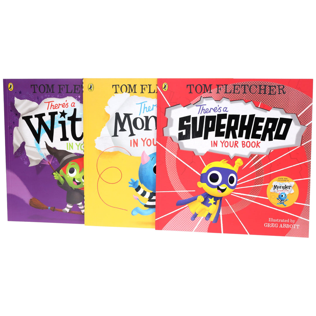 Who's In Your Book? Series By Tom Fletcher (Monster, Superhero & Witch) 3 Books Collection Set - Ages 2-5 - Paperback