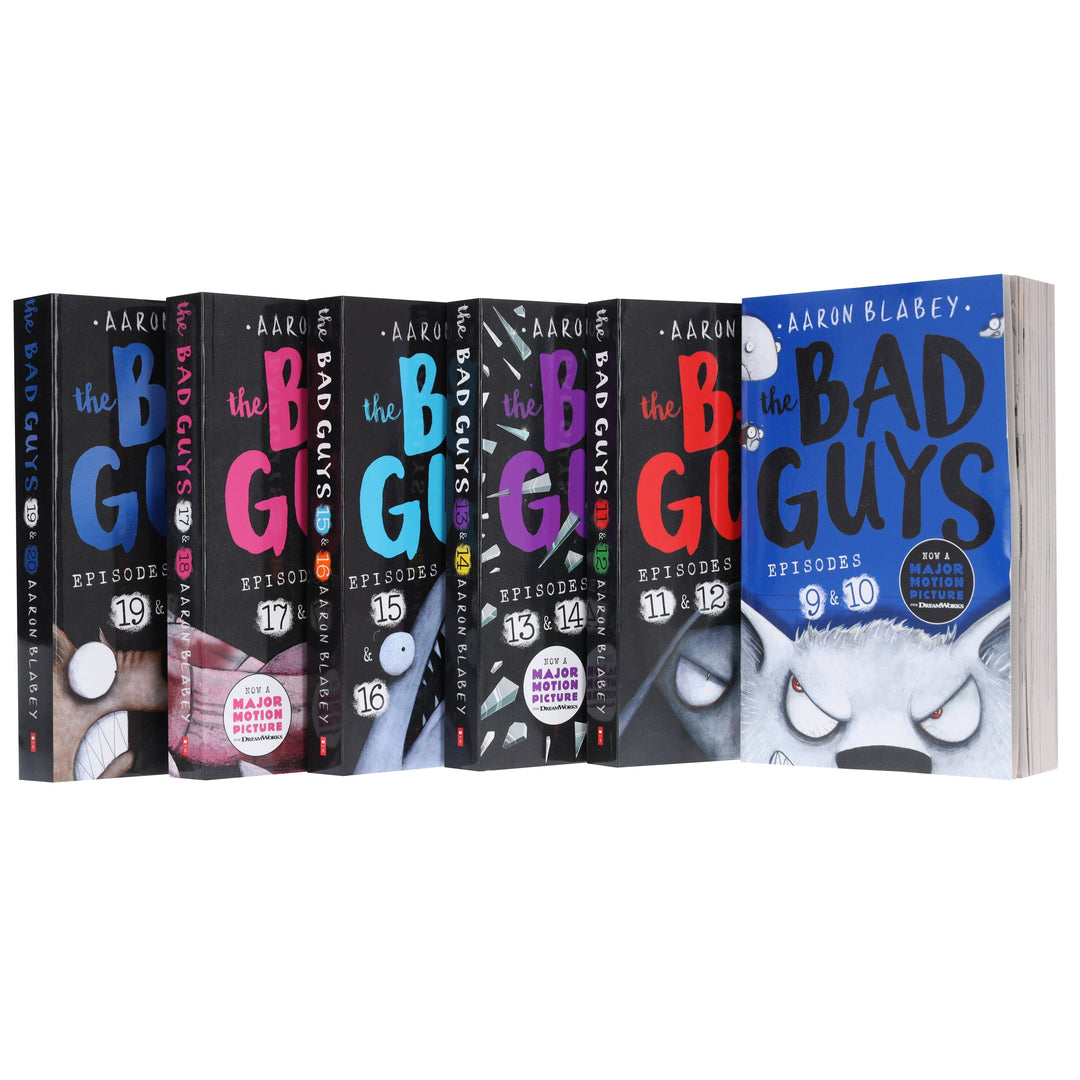 The Bad Guys Episodes 9-20 By Aaron Blabey 6 Books Collection Set - Ages 7-9 - Paperback