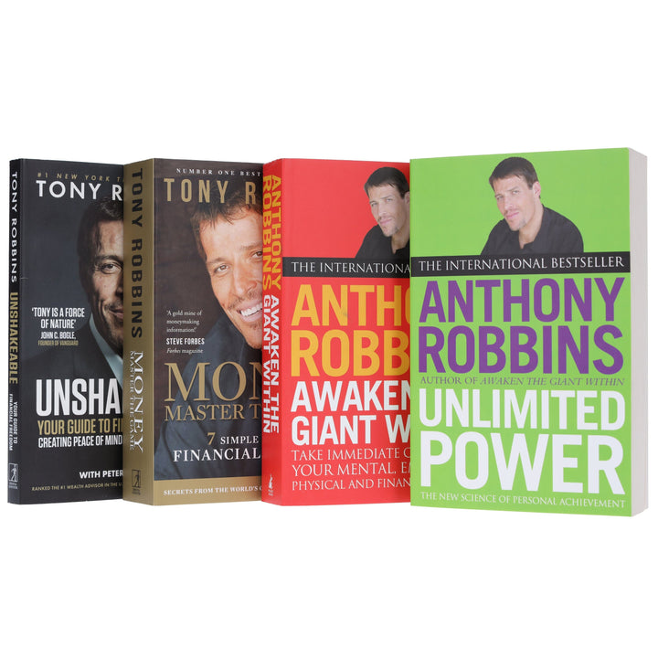 Anthony & Tony Robbins Success Mastery Collection 4 Books Set - Non Fiction - Paperback