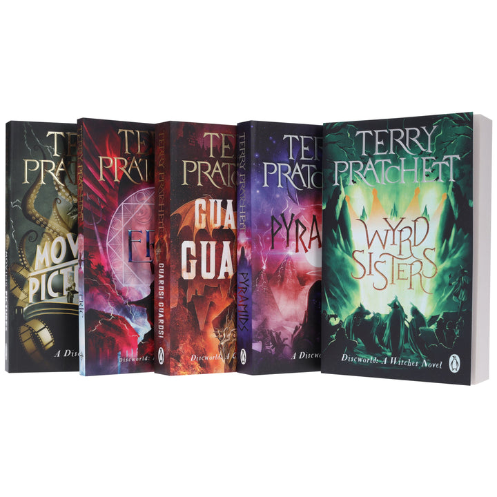 Discworld by Terry Pratchett Series 2 (Book 6-10) Collection Set - Fiction - Paperback