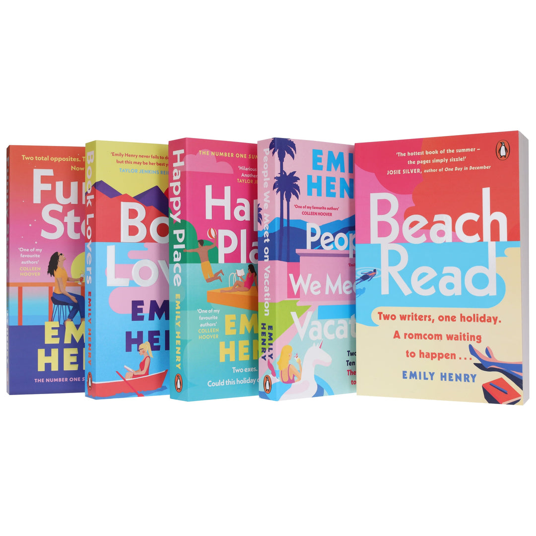 Beach Read Collection By Emily Henry: 5 Books Set - Fiction - Paperback