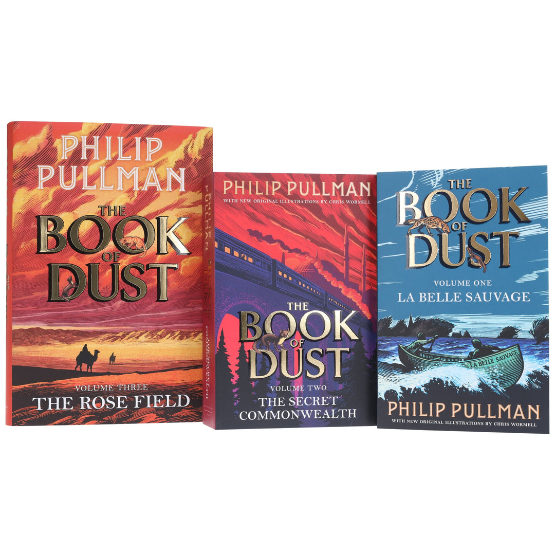 The Book of Dust (Vol 1-3) (His Dark Materials) by Philip Pullman Illustrated 3 Books Collection Set - Ages 12-17 - Paperback/Hardback