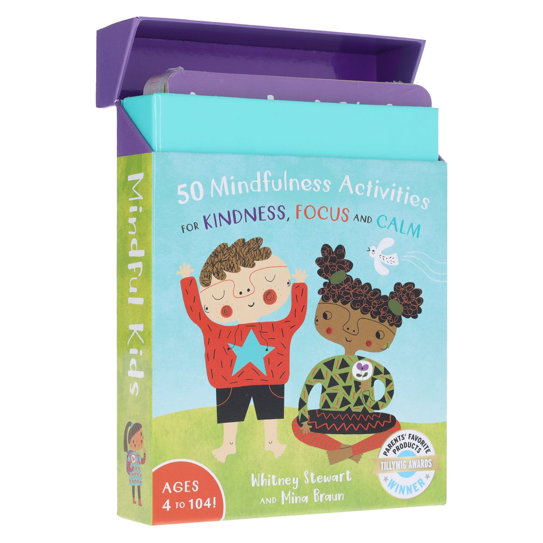 Mindful Kids: 50 Mindfulness Activities for Kindness, Focus and Calm by Whitney Stewart - Ages 4+ - Activity Card