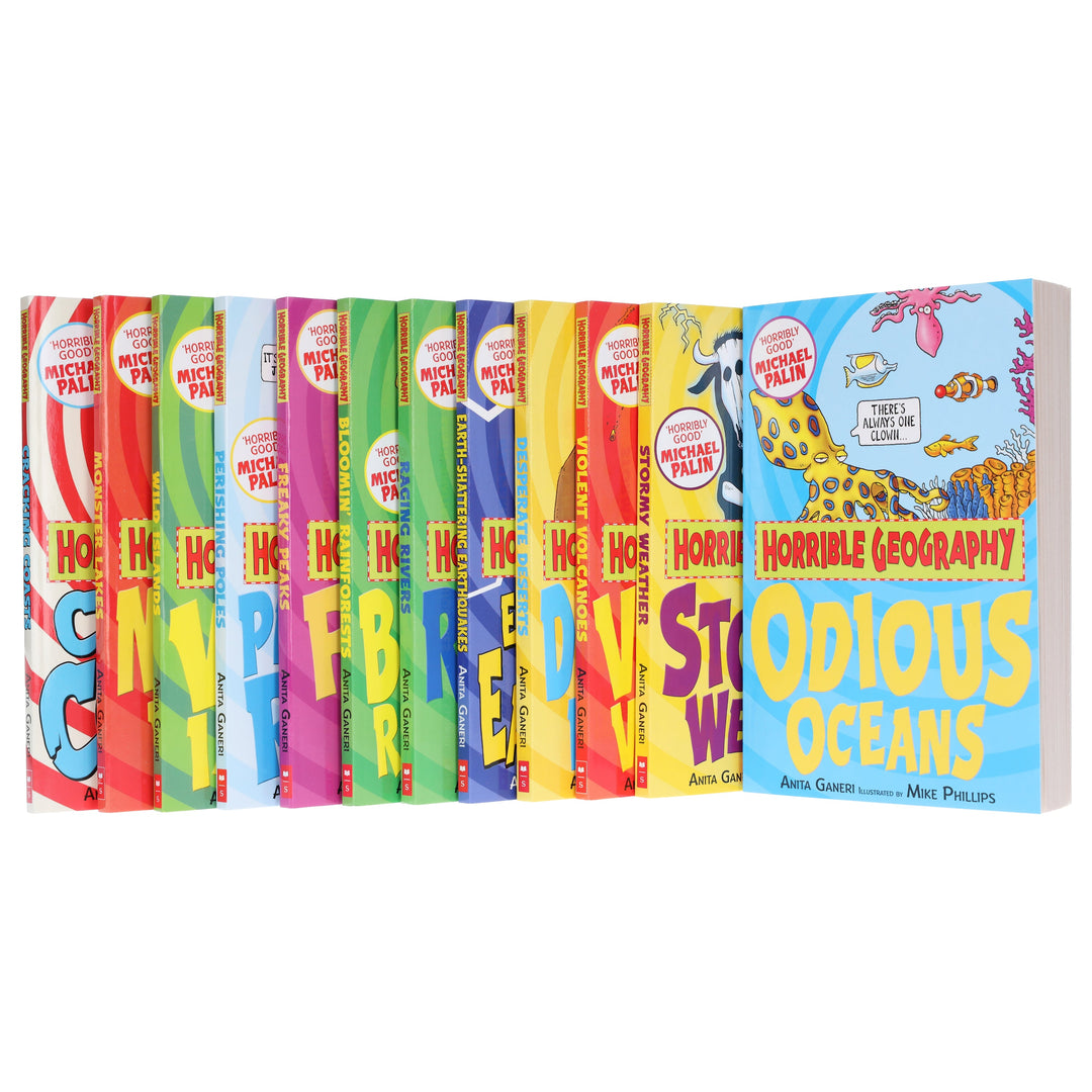 Horrible Geography Collection 12 Books Set By Anita Ganeri - Ages 9-14 - Paperback