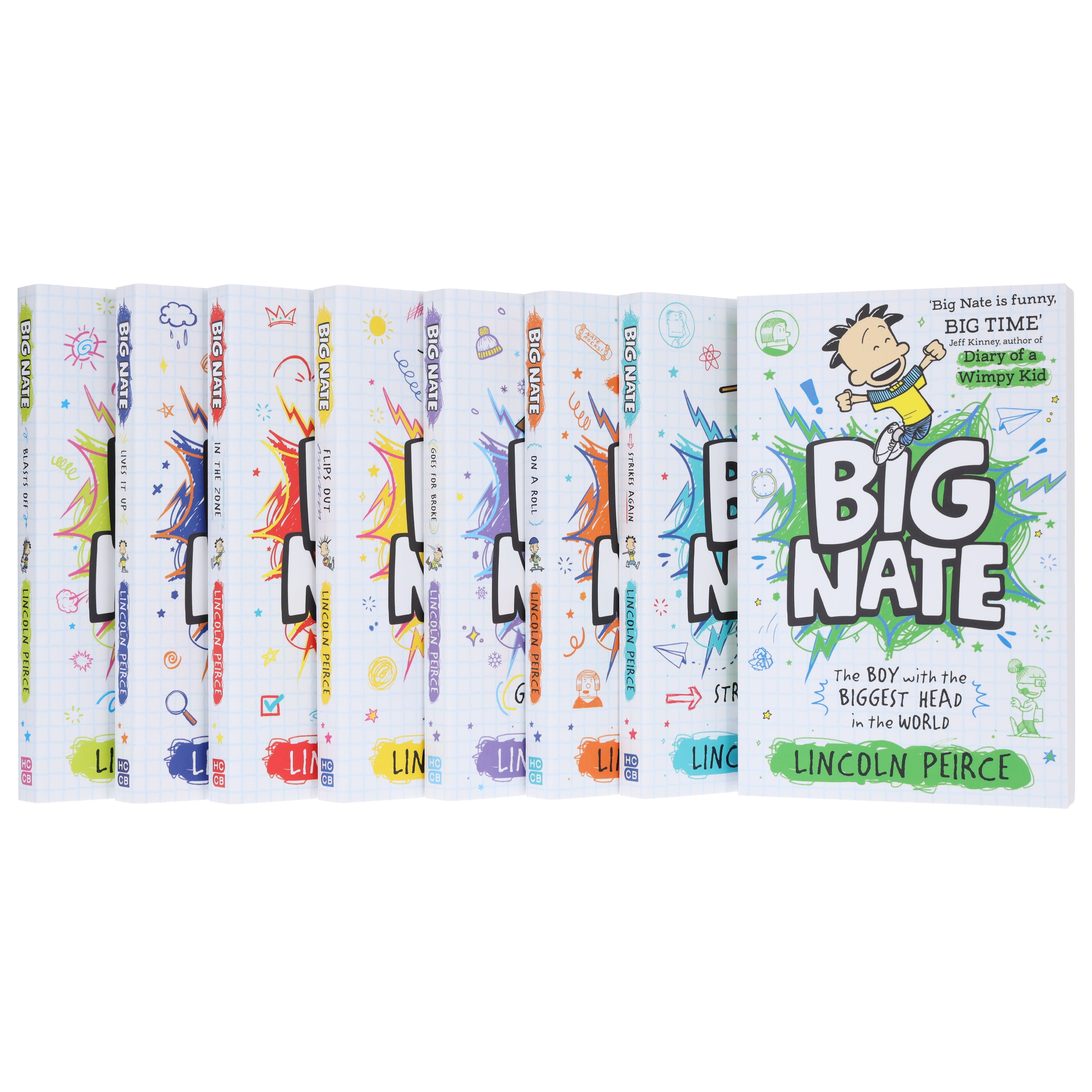Big Nate Collection by Lincoln Peirce 8 Books – American Bookworm